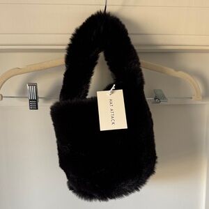 Hat Attack Faux Fur Mini Bag NWT